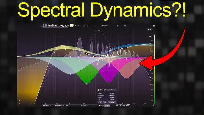 Funny illustration of music producers using Pro-Q 4 EQ plugin